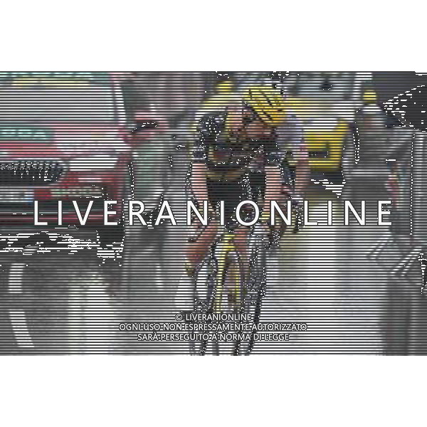 25-07-2025 Tour De France; Tappa 19 Albertville - La Plagne; 2025, Visma - Lease A Bike; 2025, Uae Team Emirates - Xrg; Campenaerts, Victor; Henao, Sergio; La Plagne; ©SIROTTI - AGENZIA ALDO LIVERANI SAS