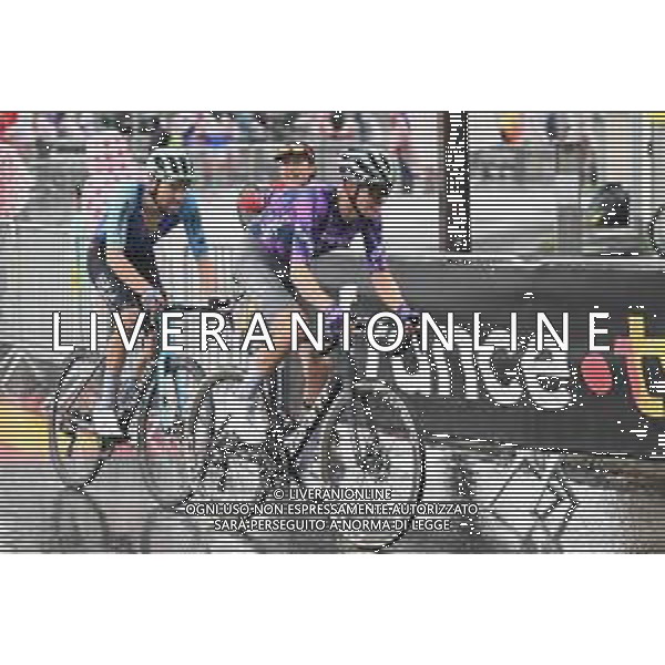 25-07-2025 Tour De France; Tappa 19 Albertville - La Plagne; 2025, Jayco - Alula; 2025, Decathlon - Ag2r La Mondiale; O\'connor, Ben; Paret Peintre, Aurelien; La Plagne; ©SIROTTI - AGENZIA ALDO LIVERANI SAS