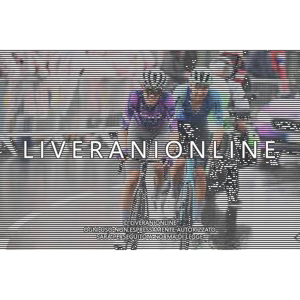 25-07-2025 Tour De France; Tappa 19 Albertville - La Plagne; 2025, Jayco - Alula; 2025, Decathlon - Ag2r La Mondiale; O\'connor, Ben; Paret Peintre, Aurelien; La Plagne; ©SIROTTI - AGENZIA ALDO LIVERANI SAS