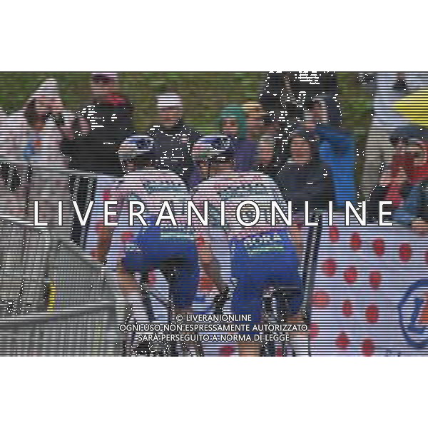 25-07-2025 Tour De France; Tappa 19 Albertville - La Plagne; 2025, Red Bull - Bora Hansgrohe; Roglic, Primoz; Vlasov, Aleksandr; La Plagne; ©SIROTTI - AGENZIA ALDO LIVERANI SAS
