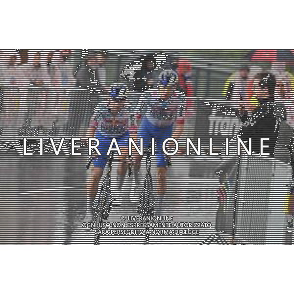 25-07-2025 Tour De France; Tappa 19 Albertville - La Plagne; 2025, Red Bull - Bora Hansgrohe; Roglic, Primoz; Vlasov, Aleksandr; La Plagne; ©SIROTTI - AGENZIA ALDO LIVERANI SAS