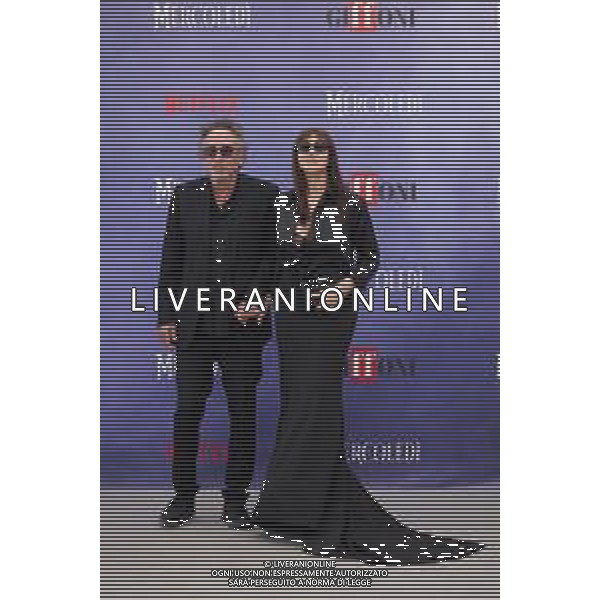 Giffoni 25 Luglio 2025 Giffoni 55 - Photocall ‘Mercoledi’’ Nella Foto: Tim Burton, Monica Bellucci Foto Credit: Andrea Bracaglia- AGENZIA ALDO LIVERANI SAS