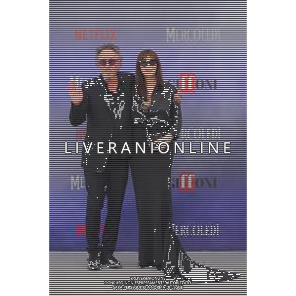 Giffoni 25 Luglio 2025 Giffoni 55 - Photocall ‘Mercoledi’’ Nella Foto: Tim Burton, Monica Bellucci Foto Credit: Andrea Bracaglia- AGENZIA ALDO LIVERANI SAS