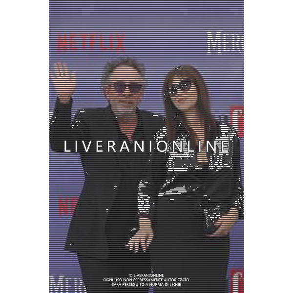 Giffoni 25 Luglio 2025 Giffoni 55 - Photocall ‘Mercoledi’’ Nella Foto: Tim Burton, Monica Bellucci Foto Credit: Andrea Bracaglia- AGENZIA ALDO LIVERANI SAS