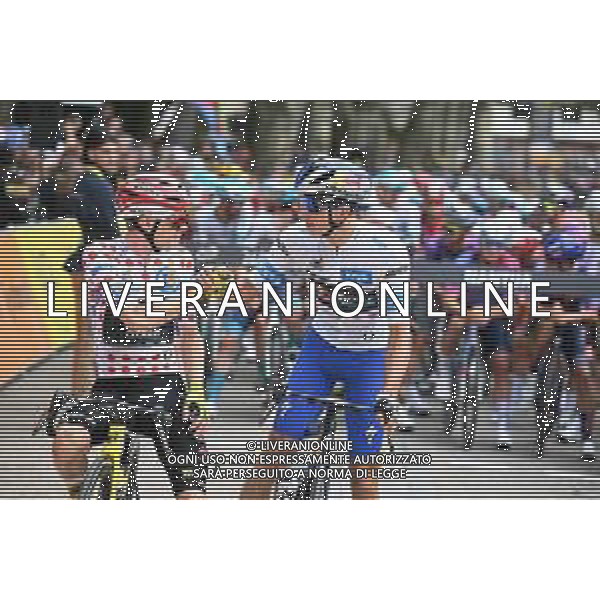 26-07-2025 Tour De France; Tappa 20 Nantua - Pontarlier; 2025, Red Bull - Bora Hansgrohe; 2025, Visma - Lease A Bike; Lipowitz, Florian; Vingegaard, Jonas; Nantua; ©SIROTTI - AGENZIA ALDO LIVERANI SAS