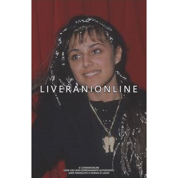 DIAP-RETROSPETTIVA ROSITA CELENTANO ATTRICE E CONDUTTRICE TELEVISIVA NELLA FOTO ROSITA CELENTANO A SANREMO NELL\'ANNO 1989 AG ALDO LIVERANI SAS