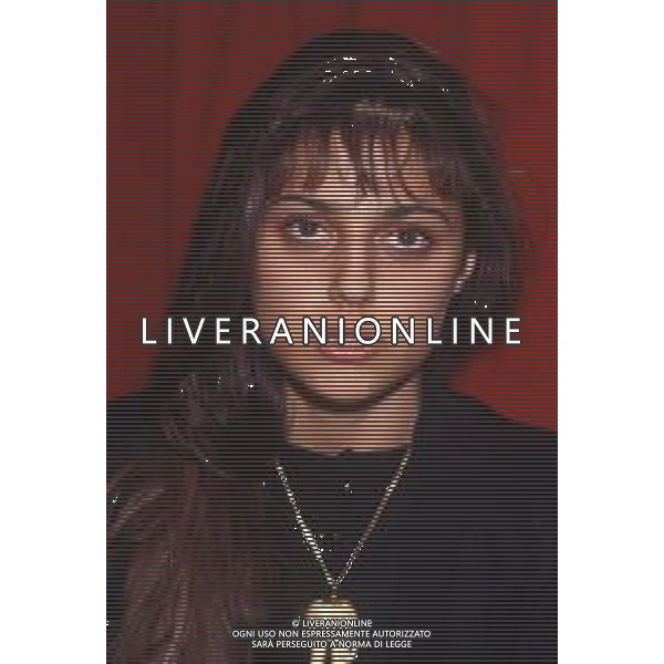 DIAP-RETROSPETTIVA ROSITA CELENTANO ATTRICE E CONDUTTRICE TELEVISIVA NELLA FOTO ROSITA CELENTANO A SANREMO NELL\'ANNO 1989 AG ALDO LIVERANI SAS