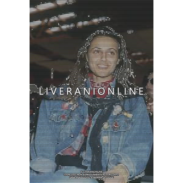 DIAP-RETROSPETTIVA ROSITA CELENTANO ATTRICE E CONDUTTRICE TELEVISIVA NELLA FOTO ROSITA CELENTANO A SANREMO NELL\'ANNO 1989 AG ALDO LIVERANI SAS