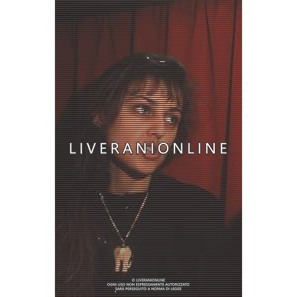 DIAP-RETROSPETTIVA ROSITA CELENTANO ATTRICE E CONDUTTRICE TELEVISIVA NELLA FOTO ROSITA CELENTANO A SANREMO NELL\'ANNO 1989 AG ALDO LIVERANI SAS