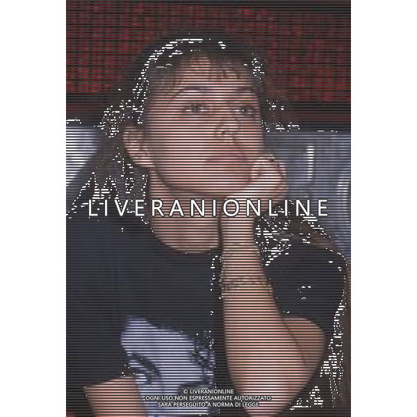 DIAP-RETROSPETTIVA ROSITA CELENTANO ATTRICE E CONDUTTRICE TELEVISIVA NELLA FOTO ROSITA CELENTANO A SANREMO NELL\'ANNO 1989 AG ALDO LIVERANI SAS
