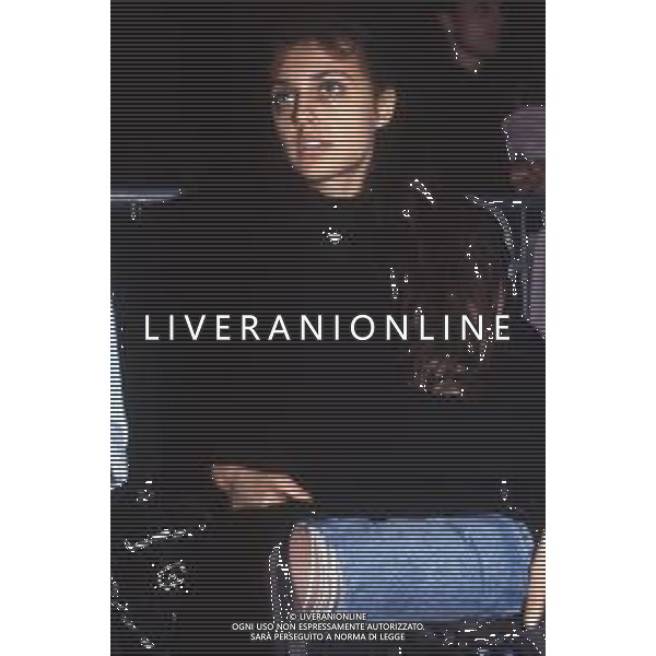 DIAP-RETROSPETTIVA ROSITA CELENTANO ATTRICE E CONDUTTRICE TELEVISIVA NELLA FOTO ROSITA CELENTANO A SANREMO NELL\'ANNO 1989 AG ALDO LIVERANI SAS