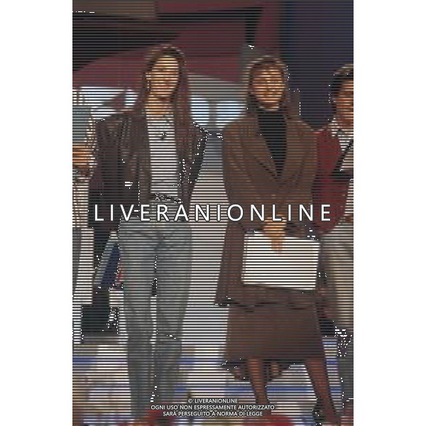 DIAP-RETROSPETTIVA ROSITA CELENTANO ATTRICE E CONDUTTRICE TELEVISIVA NELLA FOTO ROSITA CELENTANO A SANREMO NELL\'ANNO 1989 AG ALDO LIVERANI SAS