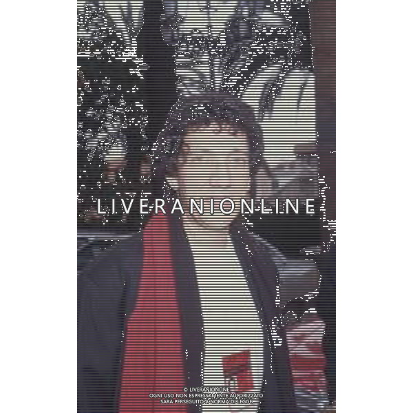 DIAP-RETROSPETTVA EUGENIO BENNATO CANTANTE NELLA FOTO EUGENIO BENNATO A SANREMO NELL\'ANNO 1990 AG ALDO LIVERANI SAS