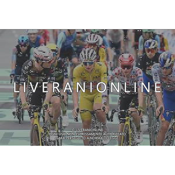 26-07-2025 Tour De France; Tappa 20 Nantua - Pontarlier; 2025, Uae Team Emirates - Xrg; 2025, Visma - Lease A Bike; Pogacar, Tadej; Vingegaard, Jonas; Van Aert, Wout; Pontarlier; ©SIROTTI - AGENZIA ALDO LIVERANI SAS