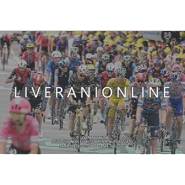 26-07-2025 Tour De France; Tappa 20 Nantua - Pontarlier; 2025, Uae Team Emirates - Xrg; 2025, Visma - Lease A Bike; Pogacar, Tadej; Van Aert, Wout; Vingegaard, Jonas; Pontarlier; ©SIROTTI - AGENZIA ALDO LIVERANI SAS