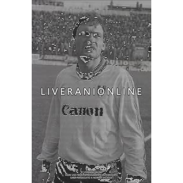 NEG-RETROSPETTIVA PREBEN LARSEN ELKJAER CALCIATORE NELLA FOTO PREBEN LARSEN ELKJAER CON LA MAGLIA DEL VERONA CALCIO AG ALDO LIVERANI SAS