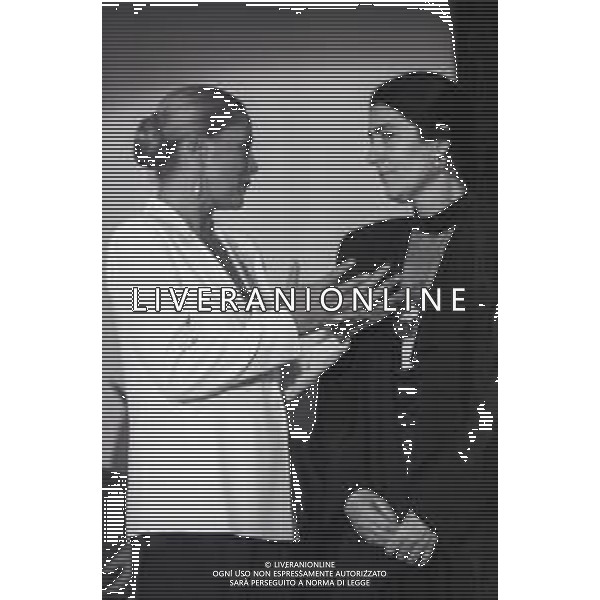 NEG-RETROSPETTIVA VIRNA LISI ATTRICE NELLA FOTO VIRNA LISI CON IRENE PAPAS A VENEZIA NELL\'ANNO 1987 AG ALDO LIVERANI SAS