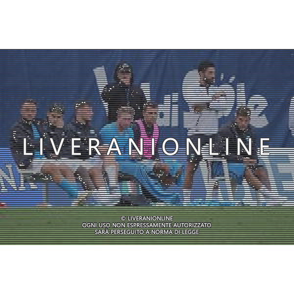 Ritiro Dimaro, Folgarida 2025 Amichevole Napoli, Catanzaro Nella foto: Stanislav Lobotka, Mathias Olivera, Sam Beukema, Kevin De Bruyne, Lorenzo Lucca, Giovanni Di Lorenzo Foto Mosca, Ag Liverani- AGENZIA ALDO LIVERANI SAS