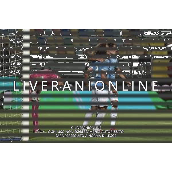 Avellino vs Lazio Trofeo Criscitiello - Stadio Benito Stirpe - Frosinone 27-07-2025 nella foto Esultanza Guendouzi dopo il gol ©Federico Gaetano - AGENZIA ALDO LIVERANI SAS