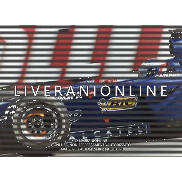 ST-RETROSPETTIVA JARNO TRULLI PILOTA F1 NELLA FOTO JARNO TRULLI PILOTA LIGIER F1 NELL\'ANNO 1999 AG CONTROLUCE-AG ALDO LIVERANI SAS