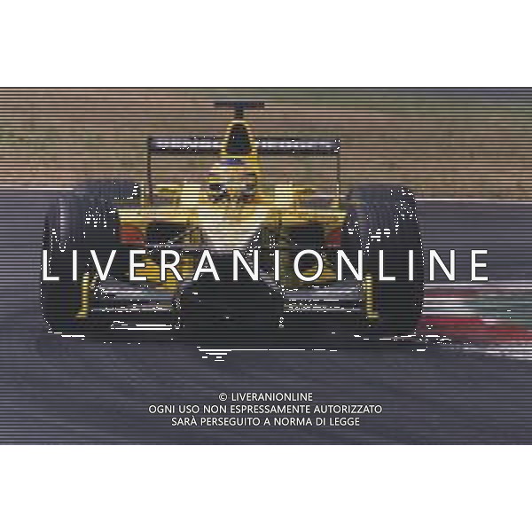 ST-RETROSPETTIVA JARNO TRULLI PILOTA F1 NELLA FOTO JARNO TRULLI PILOTA F1 JORDAN NELL\'ANNO 2001 AG CONTROLUCE-AG ALDO LIVERANI SAS 