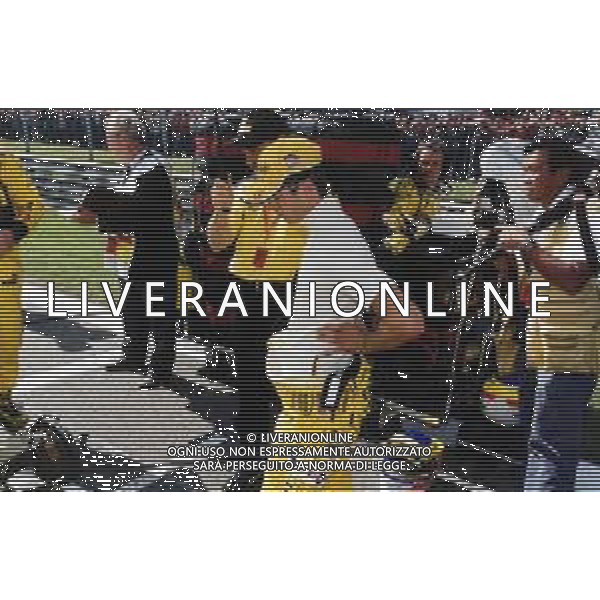 ST-RETROSPETTIVA JARNO TRULLI PILOTA F1 NELLA FOTO JARNO TRULLI PILOTA F1 JORDAN NELL\'ANNO 2001 AG CONTROLUCE-AG ALDO LIVERANI SAS 