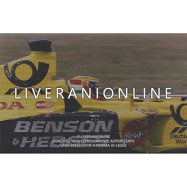 ST-RETROSPETTIVA JARNO TRULLI PILOTA F1 NELLA FOTO JARNO TRULLI PILOTA F1 JORDAN -HONDA NELL\'ANNO 2001 AG CONTROLUCE-AG ALDO LIVERANI SAS