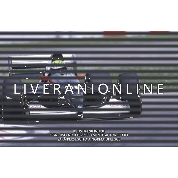 DIAP-RETROSPETTIVA JARVI LEHTO PILOTA F1 NELLA FOTO JARVI LEHTO PILOTA F1 NELL\'ANNO 1993 AG CONTROLUCE-AG ALDO LIVERANI SAS