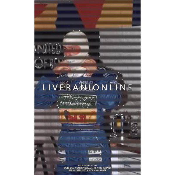 DIAP-RETROSPETTIVA JARVI LEHTO PILOTA F1 NELLA FOTO JARVI LEHTO PILOTA F1 NELL\'ANNO 1994 AG CONTROLUCE-AG ALDO LIVERANI SAS