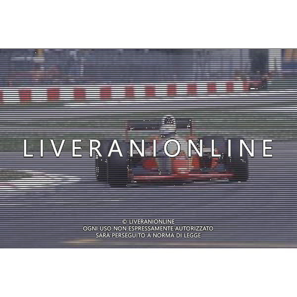 DIAP-RETROSPETTIVA LUCA BADOER PILOTA F1 NELLA FOTO LUCA BADOER NELL\'ANNO 1993 AG CONTROLUCE-AG ALDO LIVERANI SAS