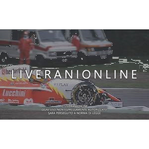 DIAP-RETROSPETTIVA LUCA BADOER PILOTA F1 NELLA FOTO LUCA BADOER NELL\'ANNO 1993 AG CONTROLUCE-AG ALDO LIVERANI SAS