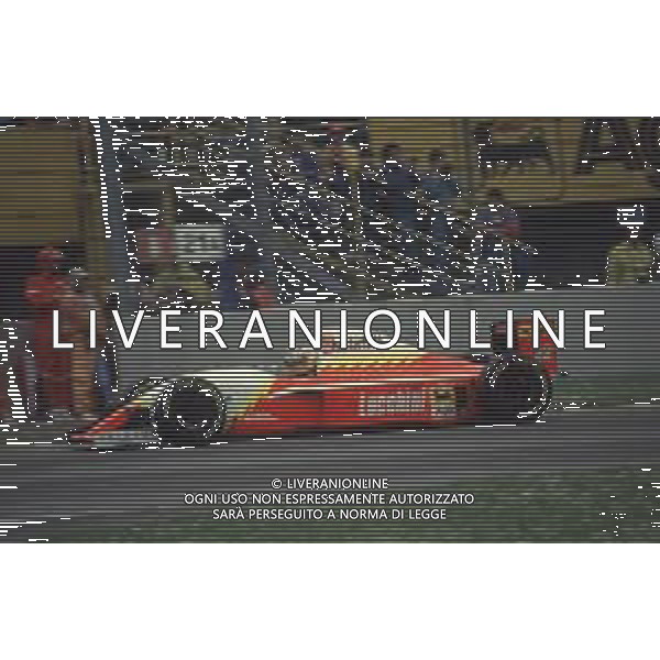 DIAP-RETROSPETTIVA LUCA BADOER PILOTA F1 NELLA FOTO LUCA BADOER NELL\'ANNO 1993 AG CONTROLUCE-AG ALDO LIVERANI SAS