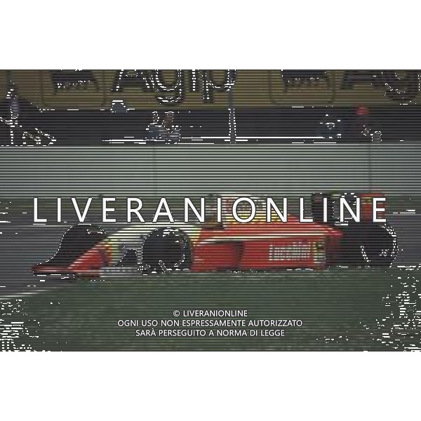 DIAP-RETROSPETTIVA LUCA BADOER PILOTA F1 NELLA FOTO LUCA BADOER NELL\'ANNO 1993 AG CONTROLUCE-AG ALDO LIVERANI SAS