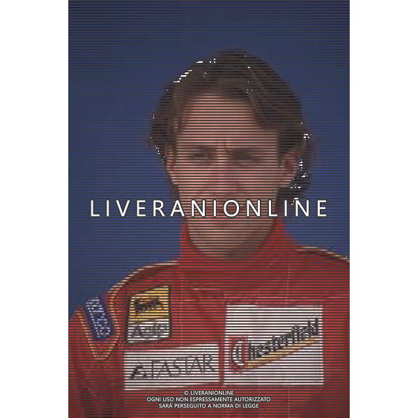 DIAP-RETROSPETTIVA LUCA BADOER PILOTA F1 NELLA FOTO LUCA BADOER NELL\'ANNO 1993 AG CONTROLUCE-AG ALDO LIVERANI SAS