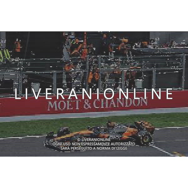 Race winner Oscar Piastri (AUS) McLaren MCL39 at the end of the race. 27.07.2025. Formula 1 World Championship, Rd 13, Belgian Grand Prix, Spa Francorchamps, Belgium, Race Day. - www.xpbimages.com, EMail: requests@xpbimages.com © Copyright: Moy / XPB Images ONLY ITALY-AG ALDO LIVERANI SAS