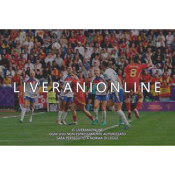 TVEM July 27, 2025 Basel, Switzerland - England vs Spain - Women\'s UEFA Euro 2025 Final match - St. Jakob-Park. In the pic: Mariona Caldentey of Spain scores a goal of 0-1 ©TVEM Emmanuele Mastrodonato - AGENZIA ALDO LIVERANI SAS