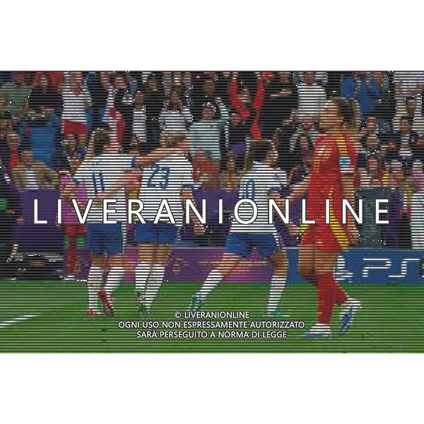 TVEM July 27, 2025 Basel, Switzerland - England vs Spain - Women\'s UEFA Euro 2025 Final match - St. Jakob-Park. In the pic: Alessia Russo of England celebrates after scoring a goal with teammates ©TVEM Emmanuele Mastrodonato - AGENZIA ALDO LIVERANI SAS
