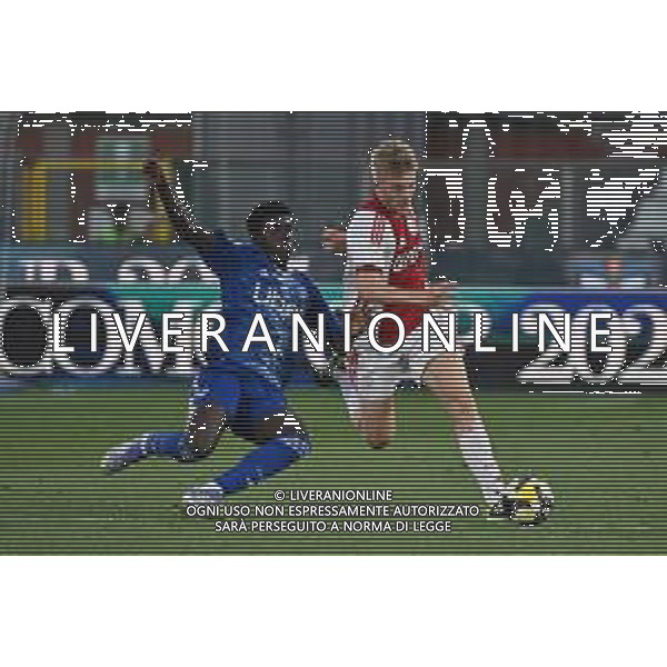 TVRG Como vs Ajax nella foto Assane Diao (Como) e Nick Verschuren (Ajax) Como 27-07-2025 Stadio Giuseppe Sinigaglia Finale torneo Como Cup - amichevole precampionato foto Roberto Garavaglia/Agenzia Aldo Liverani sas