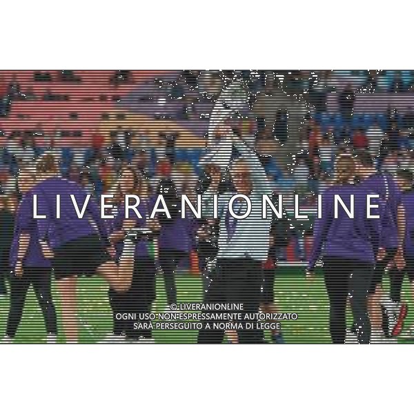 TVEM July 27, 2025 Basel, Switzerland - England vs Spain - Women\'s UEFA Euro 2025 Final match - St. Jakob-Park. In the pic: Sarina Wiegman head coach of England celebration after winning the UEFA Women’s EURO Final ©TVEM Emmanuele Mastrodonato - AGENZIA ALDO LIVERANI SAS