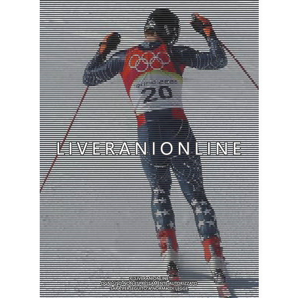 SESTRIERE 12/02/06 XX OLIMPIADI INVERNALI DISCESA LIBERA NELLA FOTO RAHLVES DARON PH GIGI ARCAINI/AG.ALDO LIVERANI