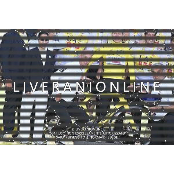 27-07-2025 Tour De France; Tappa 21 Mantes La Ville - Paris; 2025, Uae Team Emirates - Xrg; Pogacar, Tadej; Gianetti, Mauro; Paris; ©SIROTTI - AGENZIA ALDO LIVERANI SAS