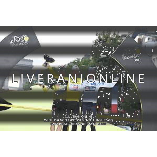 27-07-2025 Tour De France; Tappa 21 Mantes La Ville - Paris; 2025, Uae Team Emirates - Xrg; 2025, Visma - Lease A Bike; 2025, Groupama - Fdj; Pogacar, Tadej; Vingegaard, Jonas; Lipowitz, Florian; Paris; ©SIROTTI - AGENZIA ALDO LIVERANI SAS