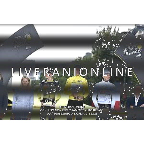 27-07-2025 Tour De France; Tappa 21 Mantes La Ville - Paris; 2025, Uae Team Emirates - Xrg; 2025, Visma - Lease A Bike; 2025, Groupama - Fdj; Pogacar, Tadej; Vingegaard, Jonas; Lipowitz, Florian; Paris; ©SIROTTI - AGENZIA ALDO LIVERANI SAS