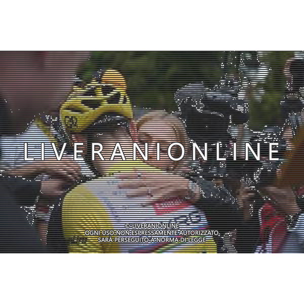 27-07-2025 Tour De France; Tappa 21 Mantes La Ville - Paris; 2025, Uae Team Emirates - Xrg; Pogacar, Tadej; Zigart, Urska; Paris; ©SIROTTI - AGENZIA ALDO LIVERANI SAS