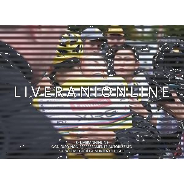 27-07-2025 Tour De France; Tappa 21 Mantes La Ville - Paris; 2025, Uae Team Emirates - Xrg; Pogacar, Tadej; Zigart, Urska; Paris; ©SIROTTI - AGENZIA ALDO LIVERANI SAS