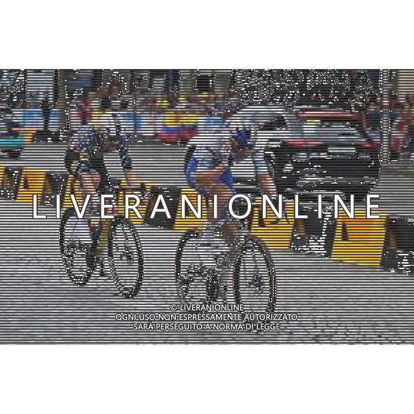 27-07-2025 Tour De France; Tappa 21 Mantes La Ville - Paris; 2025, Lidl - Trek; 2025, Red Bull - Bora Hansgrohe; Simmons, Quinn; Lipowitz, Florian; Paris; ©SIROTTI - AGENZIA ALDO LIVERANI SAS