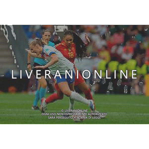 TVEM July 27, 2025 Basel, Switzerland - England vs Spain - Women\'s UEFA Euro 2025 Final match - St. Jakob-Park. In the pic: Georgia Stanway of England in action against Salma Paralluelo of Spain ©Federico Gaetano - AGENZIA ALDO LIVERANI SAS