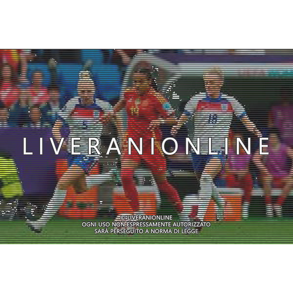 TVEM July 27, 2025 Basel, Switzerland - England vs Spain - Women\'s UEFA Euro 2025 Final match - St. Jakob-Park. In the pic: Vicky Lopez of Spain in action against Alex Greenwood of England and Chloe Kelly of England ©Federico Gaetano - AGENZIA ALDO LIVERANI SAS