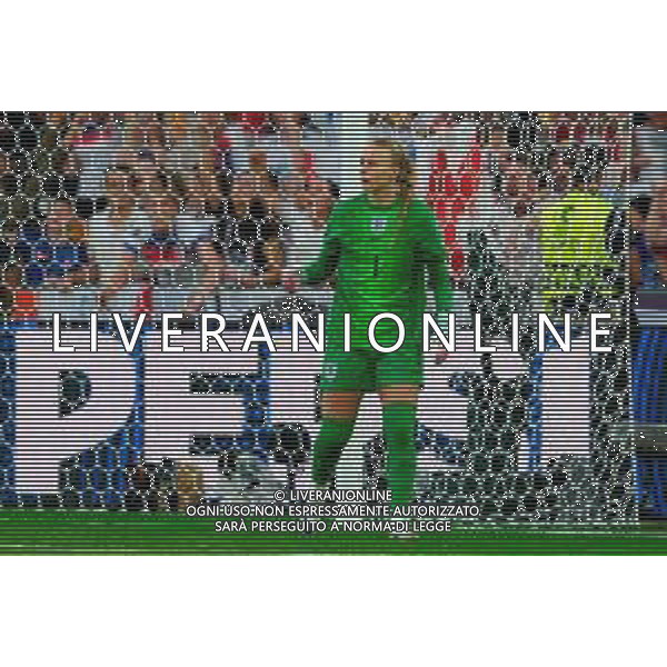 TVEM July 27, 2025 Basel, Switzerland - England vs Spain - Women\'s UEFA Euro 2025 Final match - St. Jakob-Park. In the pic: Hannah Hamptonof England celebration ©Federico Gaetano - AGENZIA ALDO LIVERANI SAS