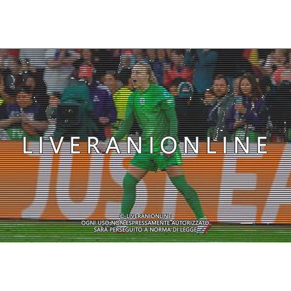 TVEM July 27, 2025 Basel, Switzerland - England vs Spain - Women\'s UEFA Euro 2025 Final match - St. Jakob-Park. In the pic: Hannah Hamptonof England celebration ©Federico Gaetano - AGENZIA ALDO LIVERANI SAS